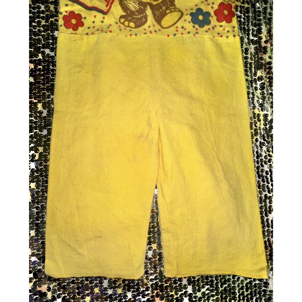 True Vintage 1960’s Child’s Halloween Costume Ben Cooper Teddy Bear Yellow - Picture 10 of 13